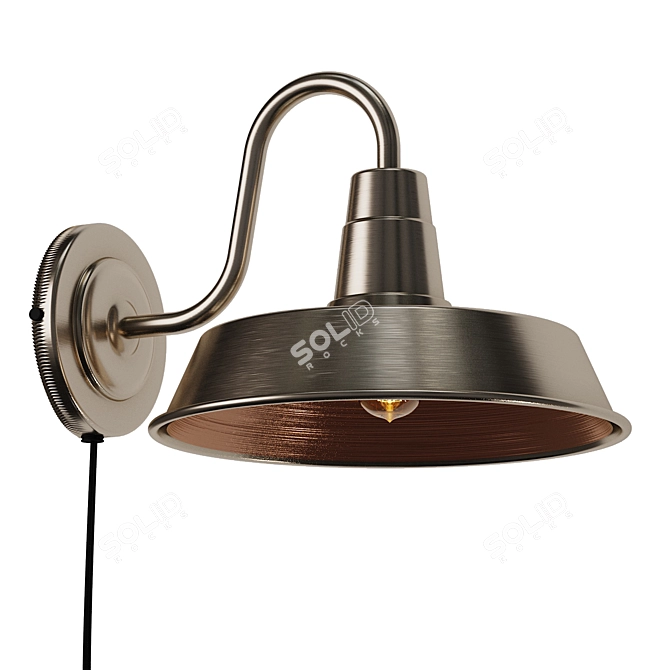 Elegant Wall Lamp: Markslojd Grimsby 3D model image 2