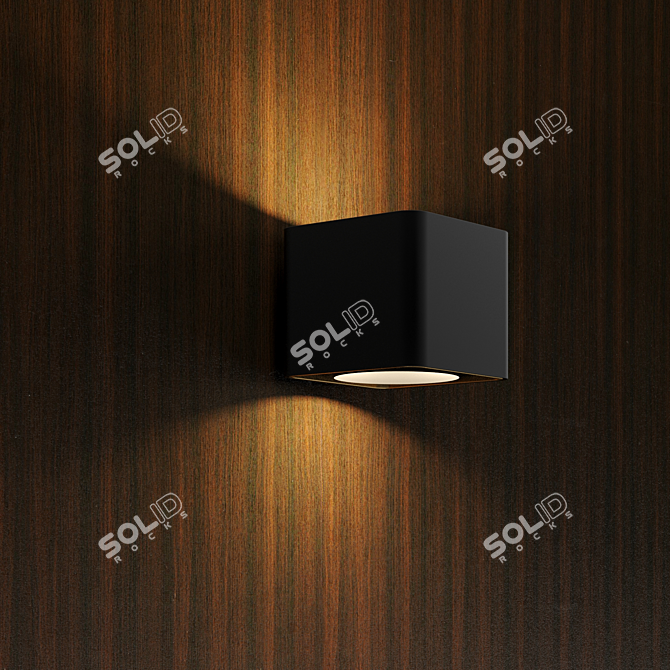 Elegant Dark Wenge Wood Texture 3D model image 2