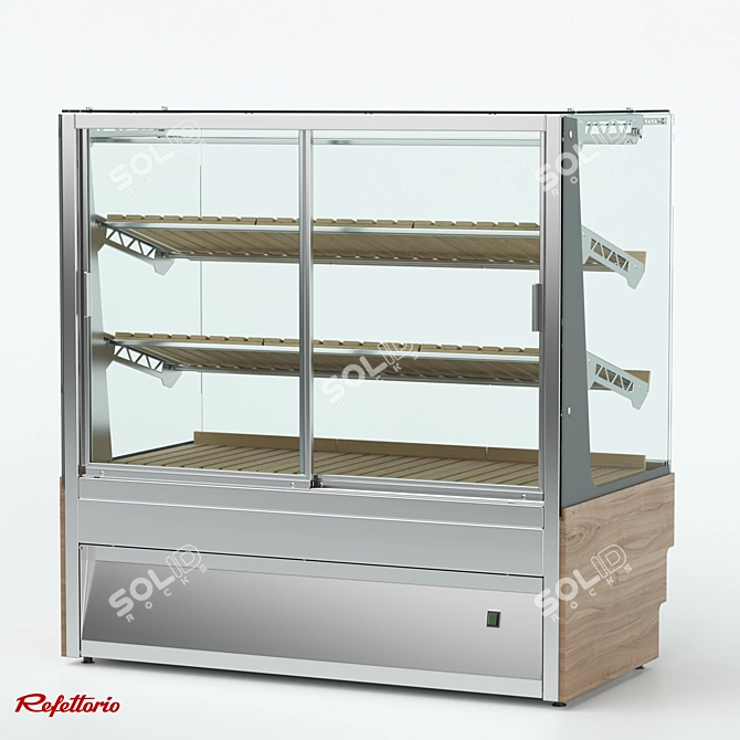 Refettorio RKB2 (Z): Professional Closed Bakery Showcase 3D model image 2