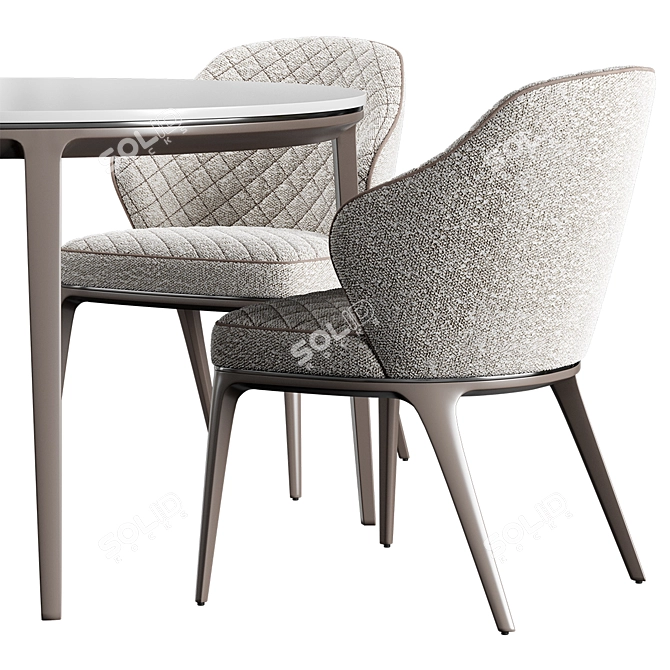 DEAN S Table Chair Set 3D model image 3