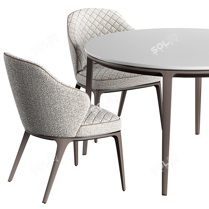 DEAN S Table Chair Set 3D model image 4