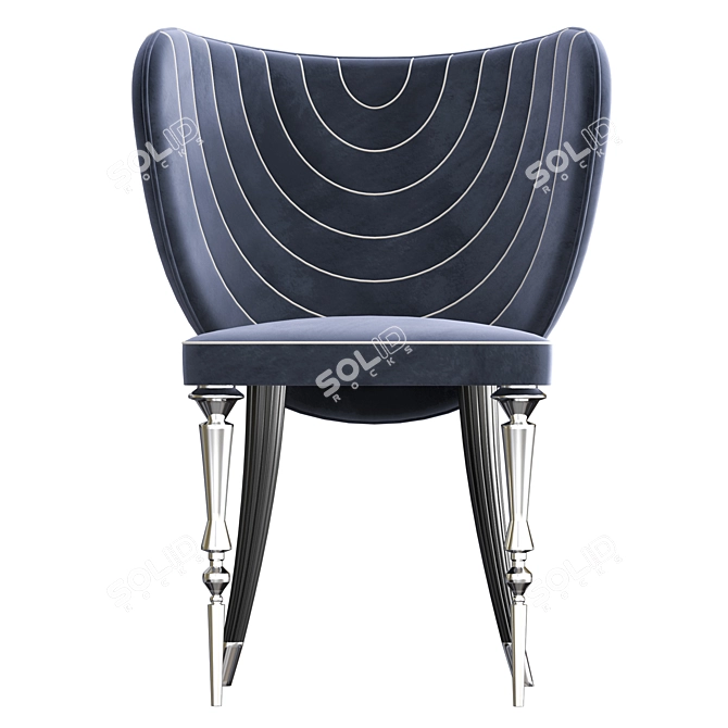 Modern Elvemobilya Chair: Stylish, Versatile, and Comfortable 3D model image 2
