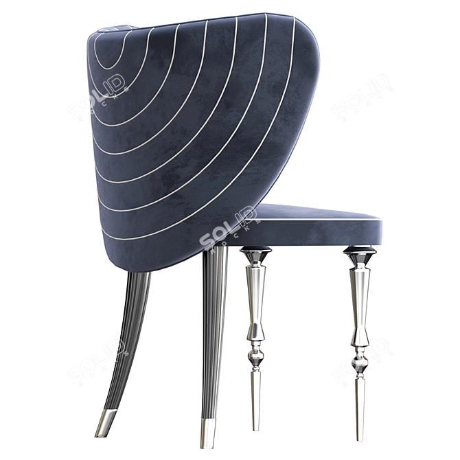 Modern Elvemobilya Chair: Stylish, Versatile, and Comfortable 3D model image 3