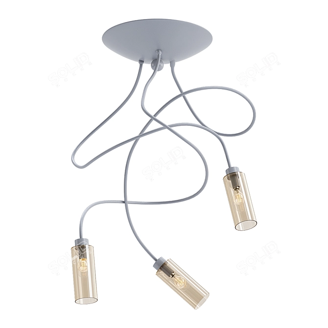 Free Spirit Ceiling Light 3D model image 1