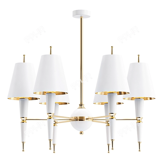 Elegant Replica Versailles Ceiling Pendant 3D model image 1