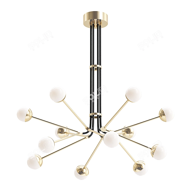 Bullarum Replica Pendant Light 3D model image 1