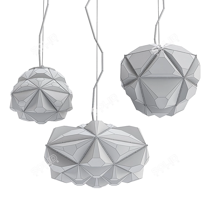 HIMMEL: Contemporary Design Lamps 3D model image 2