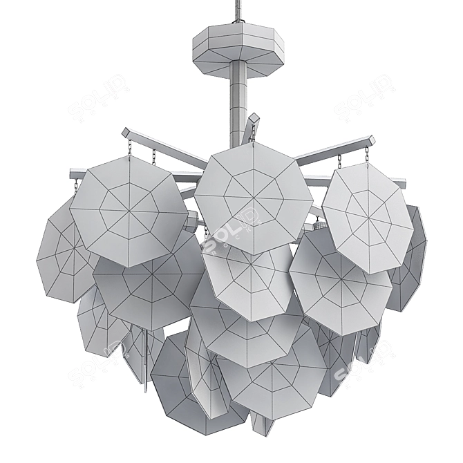 Frost B: A Modern Design Lamp 3D model image 2