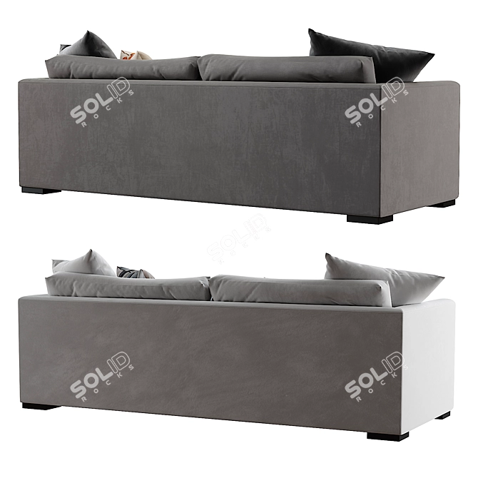 Elegant BELMON Sofas 3D model image 4