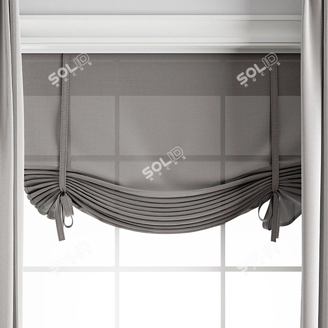Premium Curtain | High-Quality Model 3D model image 7