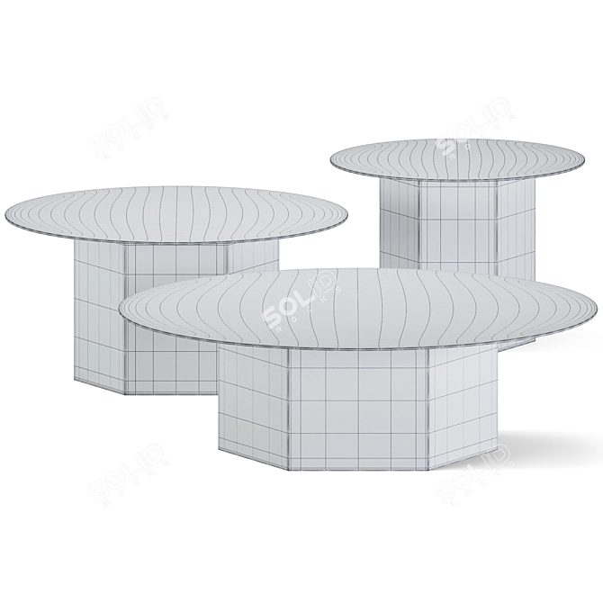Gubi Epic Coffee Table: Modern and Stylish 3D model image 3
