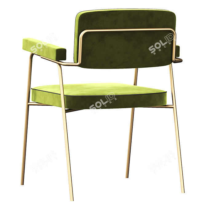 Elegant Artifort Moulin Chair 3D model image 3