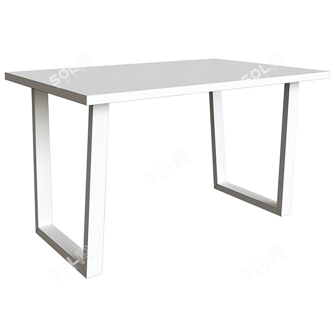 Modern Dining Table Lars 3D model image 2