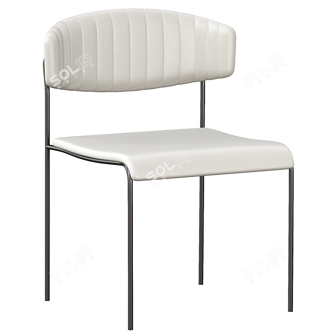Modern Kalmar Dining Chair 3D model image 1