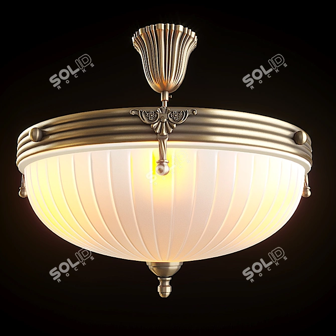 Elegant Aphrodite Chandelier 3D model image 1