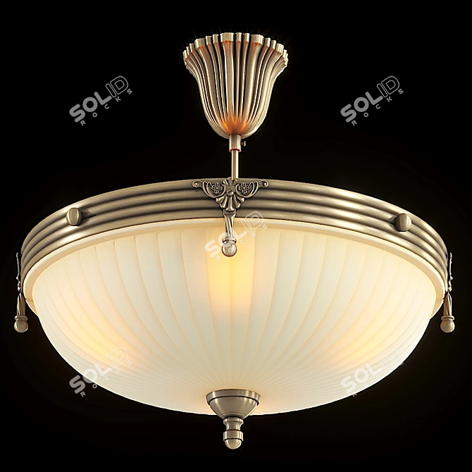 Elegant Aphrodite Chandelier 3D model image 3