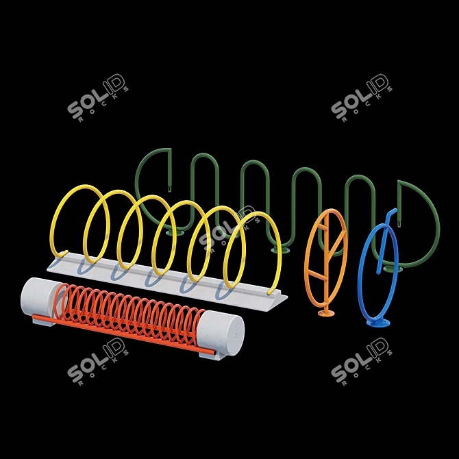 Metalco Designer Bicycle: Baum, Bissa, Ruota, Smeraldo, Spyra 3D model image 2