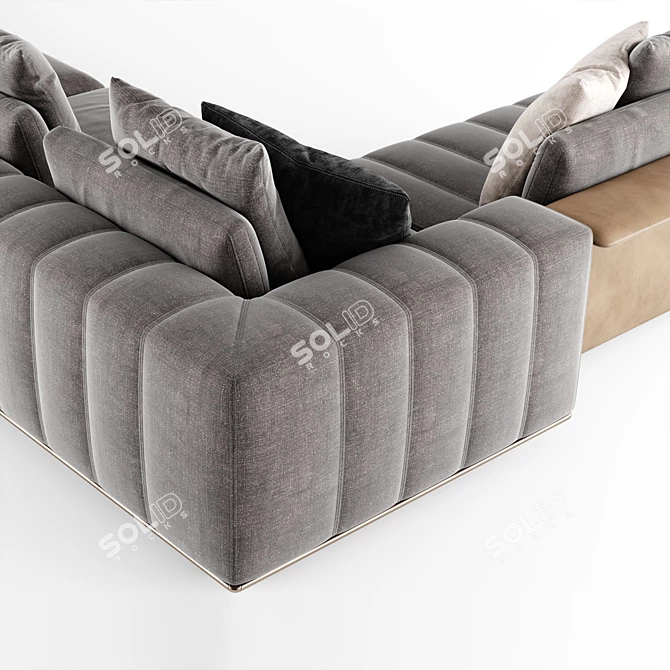 Ultra-Soft Freemnan Duvet Sofa 3D model image 3