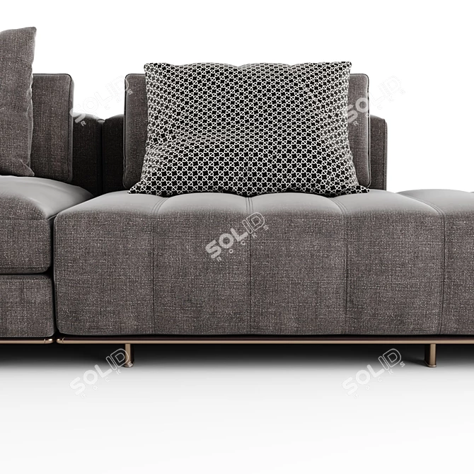 Ultra-Soft Freemnan Duvet Sofa 3D model image 6