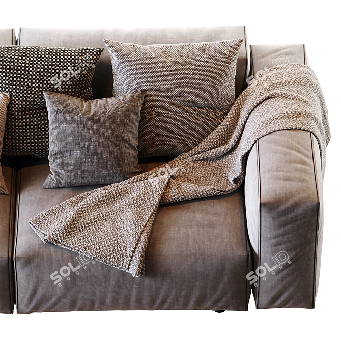 Hills 2013 Sofa: Stylish Comfort for Your Space 3D model image 5