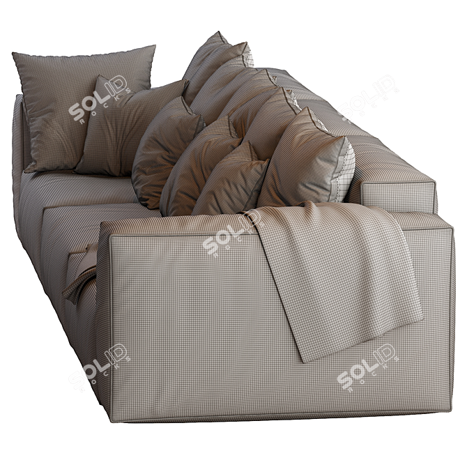 Hills 2013 Sofa: Stylish Comfort for Your Space 3D model image 7