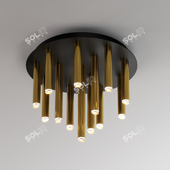 Elegant Stalactite Chandelier - Nowodvorski 3D model image 2