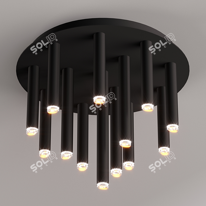 Elegant Stalactite Chandelier - Nowodvorski 3D model image 7