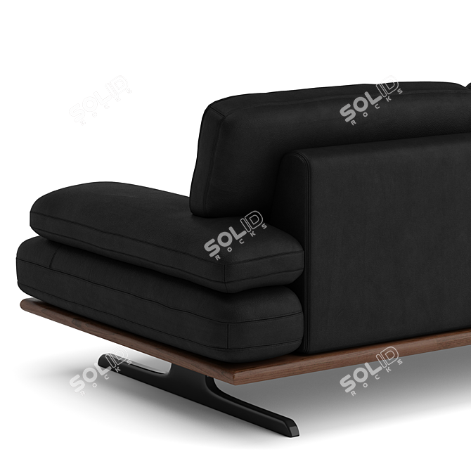 Elegant Envergure Sofa: Luxurious & Spacious 3D model image 2