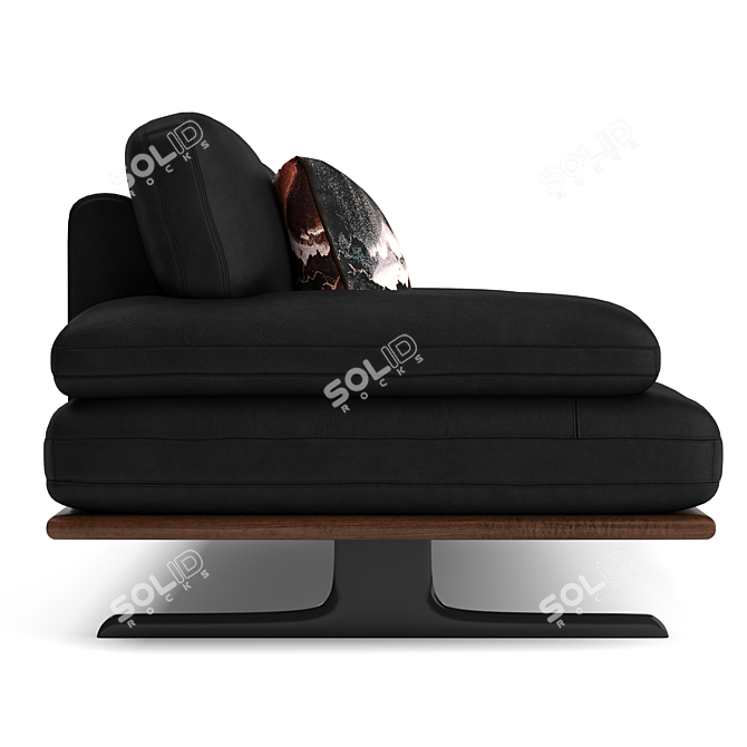 Elegant Envergure Sofa: Luxurious & Spacious 3D model image 3