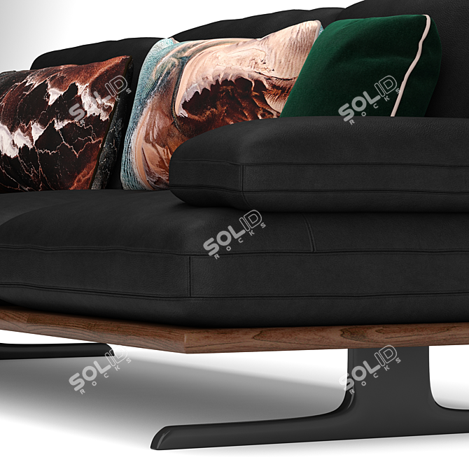 Elegant Envergure Sofa: Luxurious & Spacious 3D model image 4