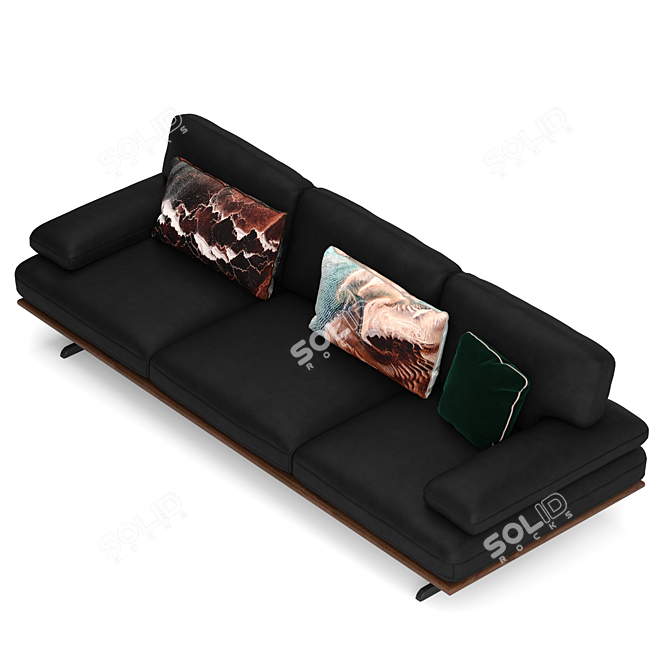 Elegant Envergure Sofa: Luxurious & Spacious 3D model image 5