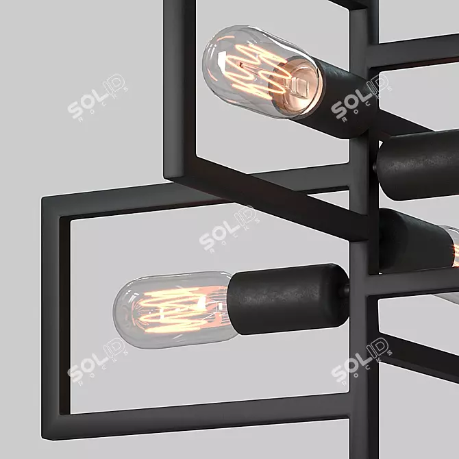 Vitaluce Drops Pendant Light 3D model image 2