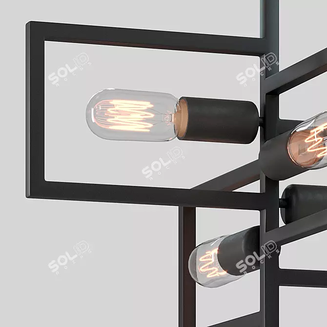 Vitaluce Drops Pendant Light 3D model image 3