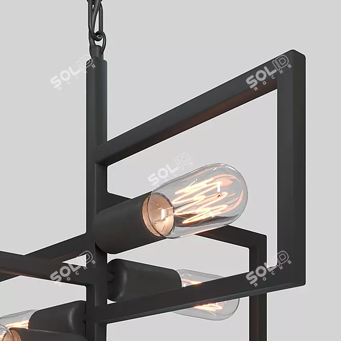 Vitaluce Drops Pendant Light 3D model image 4