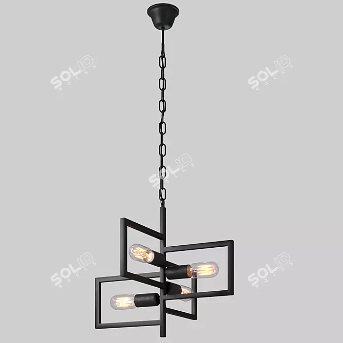 Vitaluce Drops Pendant Light 3D model image 5