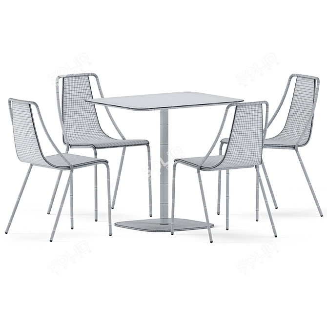 Sleek Ola S M LG Chair 3D model image 6