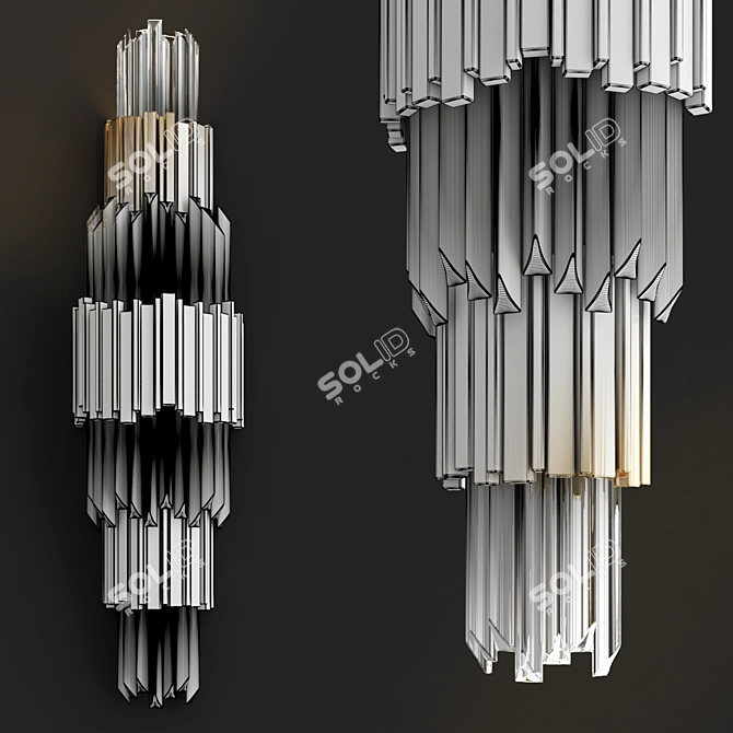 Title: Luxurious Empire Wall II: Elegance Refined! 3D model image 4
