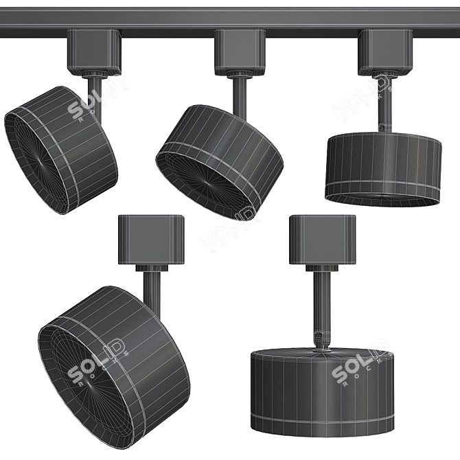Ambrella Light Track GL5356: Versatile Lighting System 3D model image 2