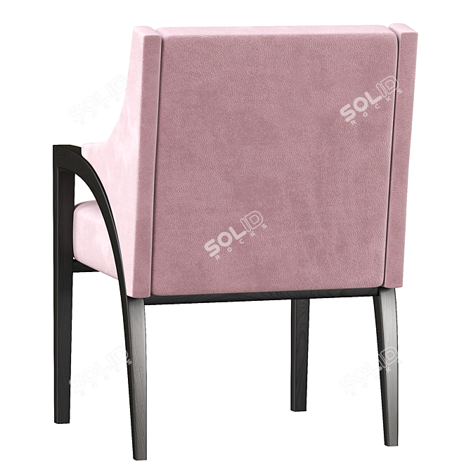 Elegant Connie Dining Chair 3D model image 4