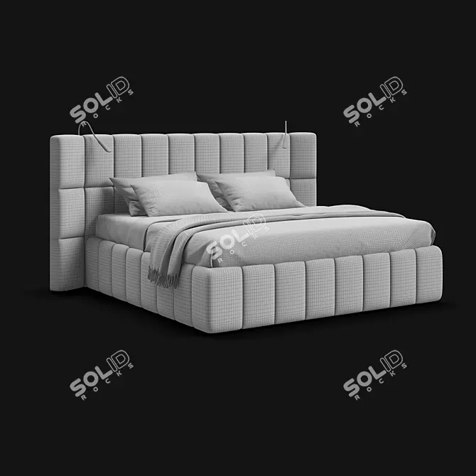 BOSS.XO Monolith Bed 3D model image 2