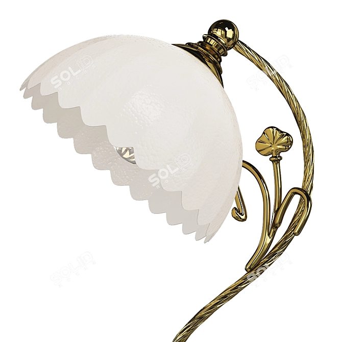 Elegant Modern Lamp 1825 3D model image 2