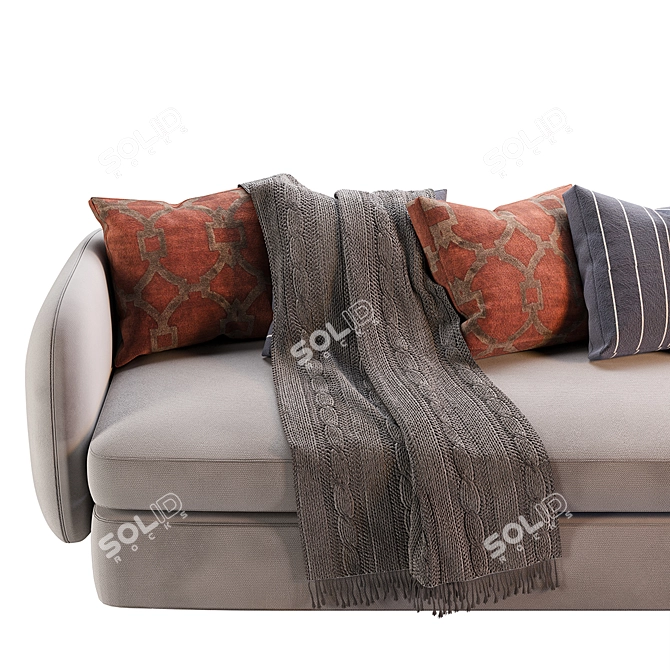 Render-Ready 3D Sofa 03 3D model image 2