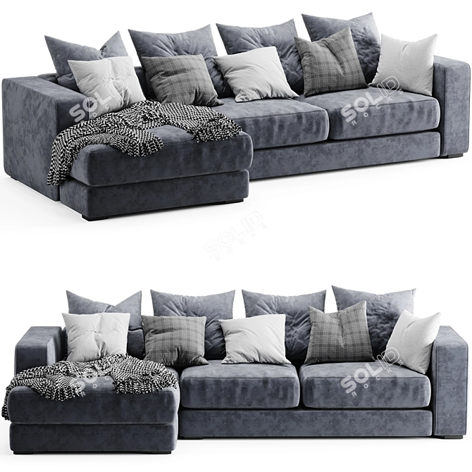 Boconcept Cenova: Modern Luxury Sofa 3D model image 1