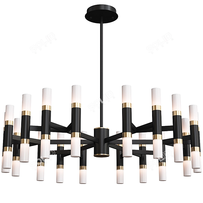 Elegant Lumina Deco Richmond Pendant 3D model image 1