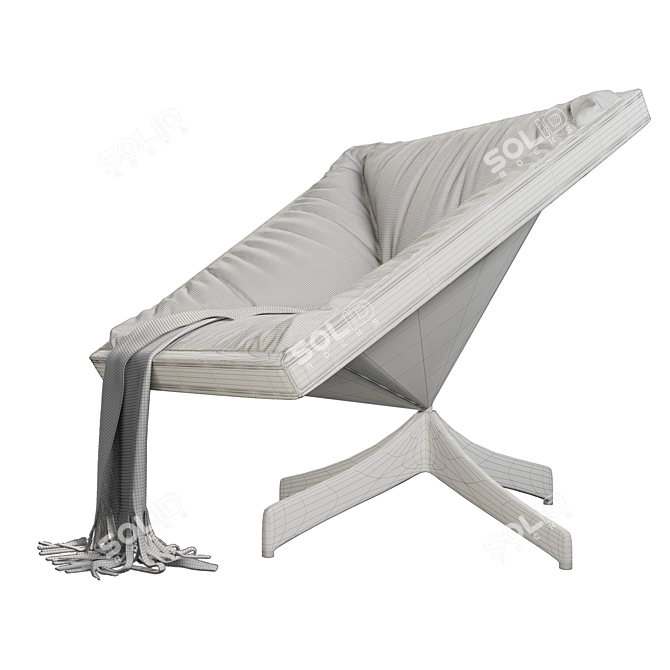 Elegant 2015 Armchair: Polys 133,464 3D model image 3