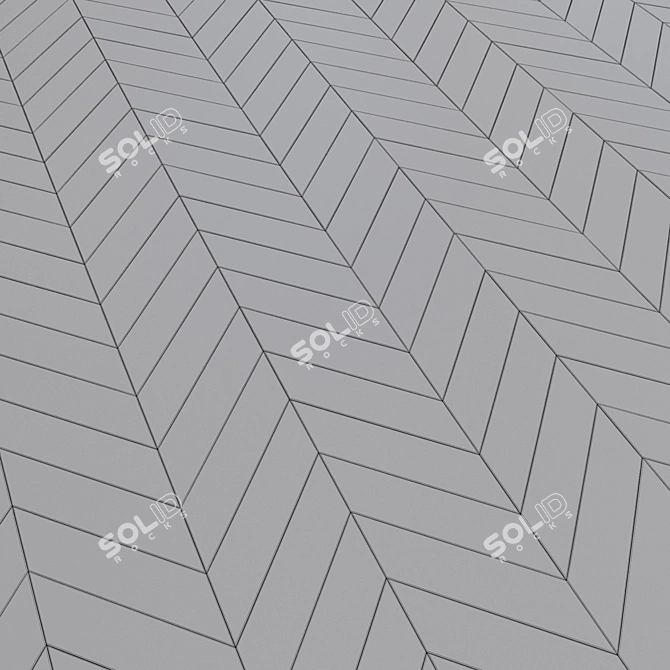 Parquet Pattern: Linear, Chevron, Herringbone 3D model image 5