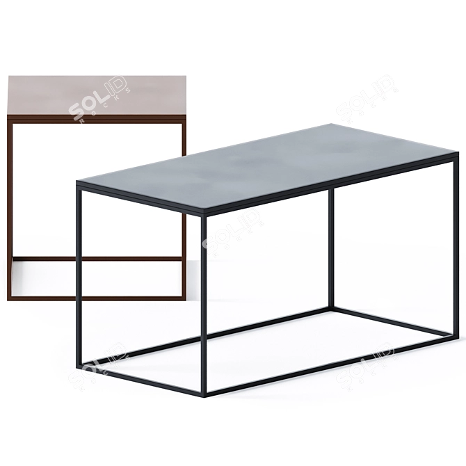 Sleek & Stylish Coffee Table 3D model image 2