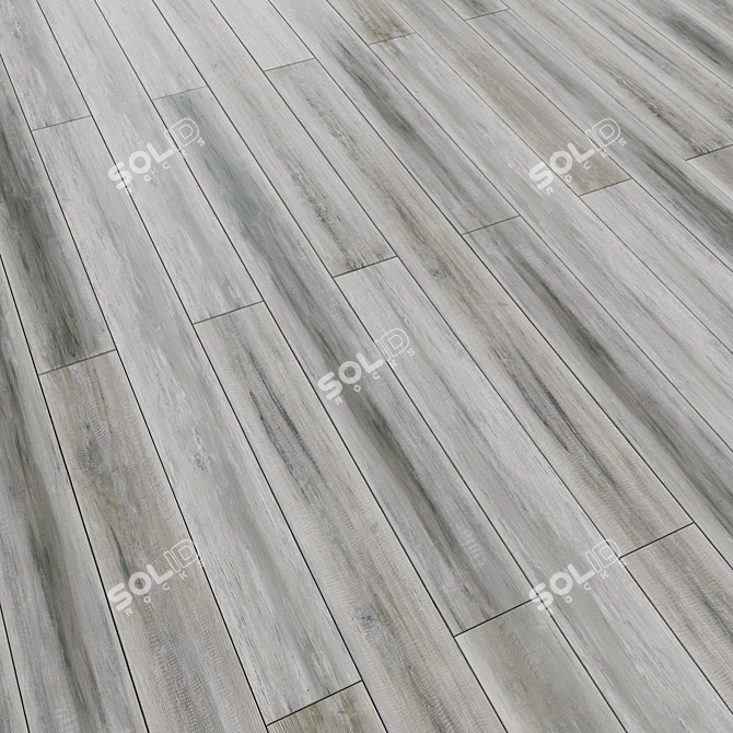 Linear Parquet No. 3: Sleek and Stylish 3D model image 1