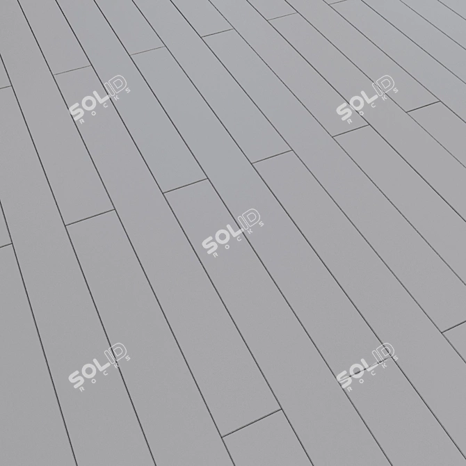 Linear Parquet No. 3: Sleek and Stylish 3D model image 2