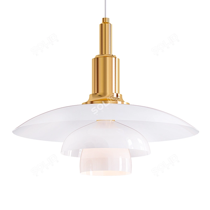 Modern Louis Poulsen Pendant Light 3D model image 1